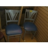 Image 1 : 2 METAL FRAMED CHAIRS