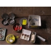 Image 2 : MISC. FLYBOX W/FLIES, WEIGHTS, LINE, ETC.