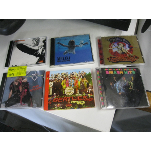 CDs: LED ZEPPELIN, TWISTED SISTER, ETC.