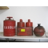 Image 1 : GAS CAN & 3 KEROSENE MARKERS