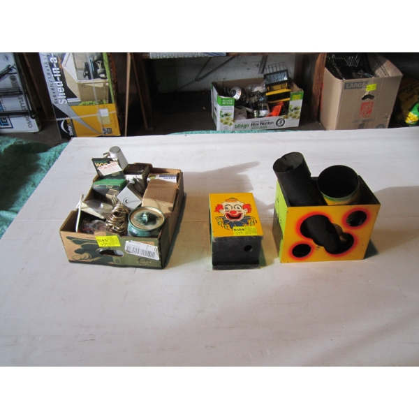 ASST. WIRING, DECORATIVE ITEMS, ETC.