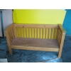 Image 1 : WOOD FRAMED SETTEE