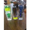 Image 1 : 3 DECORATIVE VASES - GREEN & BLUE MURANO GLASS - 1 IS DAMAGED