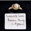 Image 1 : LADIES 10KT PEARL RING, 1.7G, SZ 3 3/4