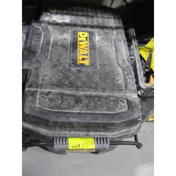 DEWALT TOOLBOX W/WEIGHT BELT, ETC.