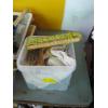 Image 4 : WOODEN PLANTER WITH POTS,PAINTING SUPPLIES, TROWELS, ETC.