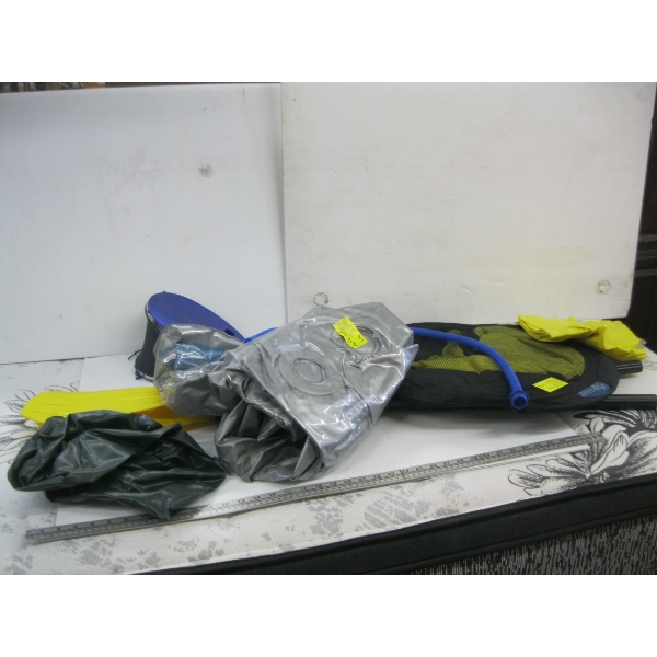 BLOW UP ITEMS & A PAIR OF PADDLES