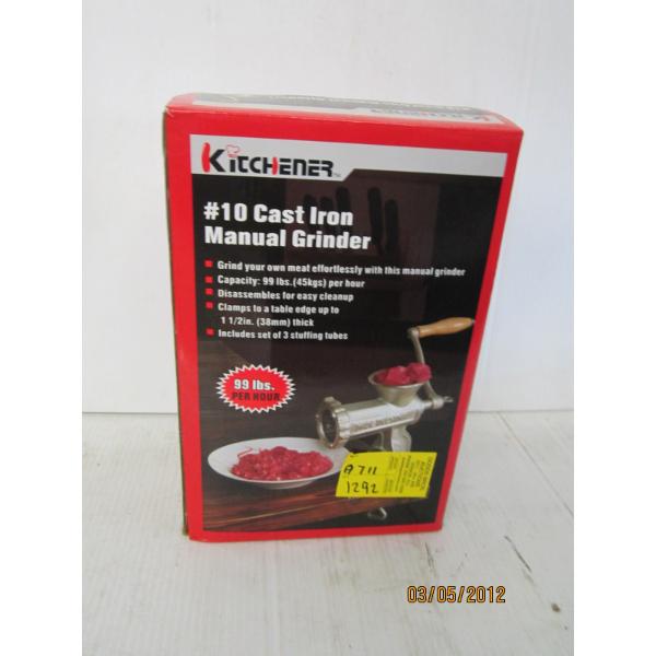 CAST IRON MEAT GRINDER