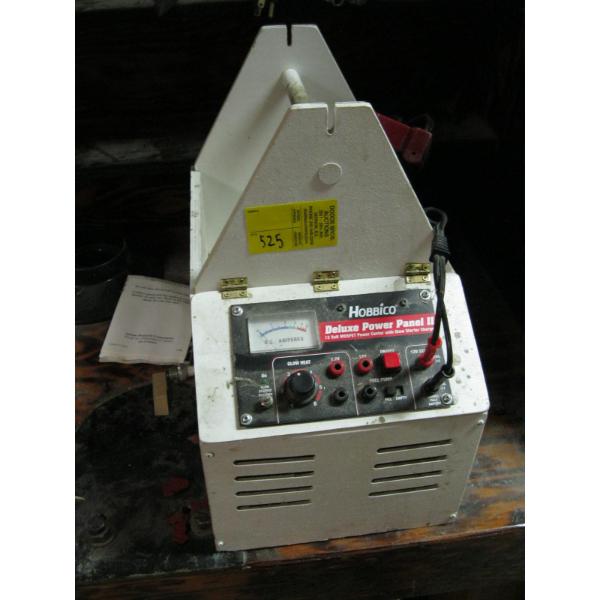 HOBBY CO. DELUXE POWER PANEL 2 W/12V GLOW PLUG & ELECTRIC STARTER MOTOR