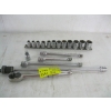 Image 1 : 3/8 SET OF SNAP ON RATCHET, EXTENSIONS & SOCKETS