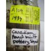Image 3 : MCM CANADIAN HAND BUILT POTTERY VASE, SIGNED