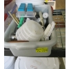 Image 1 : BIN OF MISC. MEASURING CUPS, ICE CREAM SCOOPS, CAKE TOOLS, ETC.