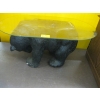 Image 1 : GLASS TOPPED BEAR FIGURINE "AS IS"