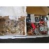 Image 1 : 2 BOXES OF MISC. CHRISTMAS ORNAMENTS, WADE FIGURINES