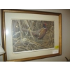 Image 1 : ROBERT BATEMAN NUMBERED FRAMED PRINT OF PHEASANT, 618/950