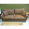 Image 1 : BROWN SOFA W/CUSHIONS 
