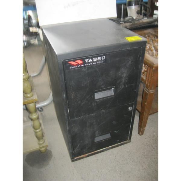 2 DRAWER METAL FILING CABINET