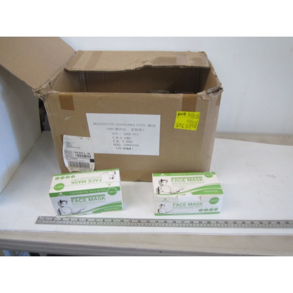 PART BOX OF DISPOSABLE MASKS