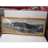 Image 5 : 3 FRAMED PICTURES - LEAVES, TILE FLOWER & FRAMED PHOTO OF SM. TOWN