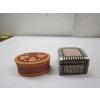 Image 1 : INLAID BOX & A SM. BIRCH BARK BOX