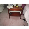 Image 2 : PAIR OF LEATHER TOP OCCASIONAL TABLES