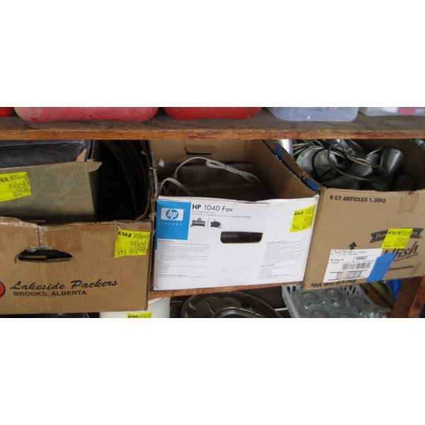 MISC. LIGHT FIXTURES, RESTAURANT SUPPLIES, ETC.