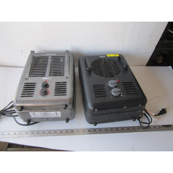 2 ELECTRIC HEATERS