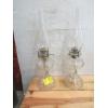 Image 2 : 2 OIL LANTERNS W/CHIMNEYS