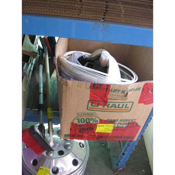 MISC. CAR SCRAPERS, HARDHAT, STEERING WHEEL COVERS, ETC.