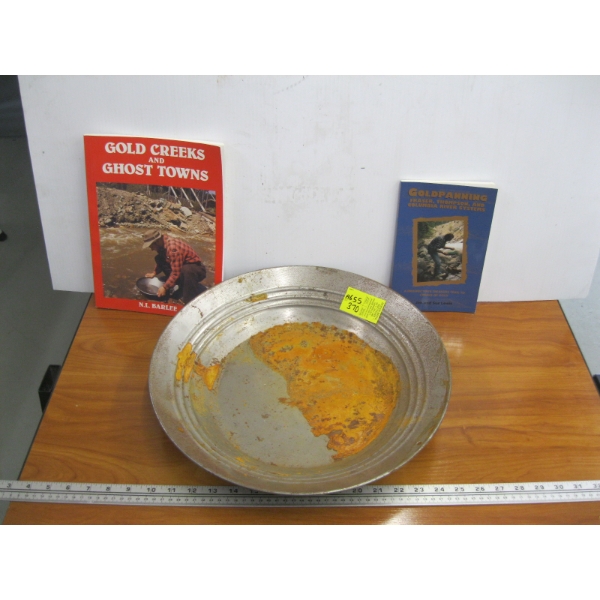 GOLD PAN & GOLD MINING BOOKS