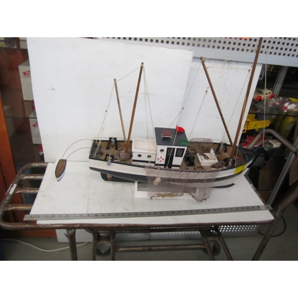 WOODEN FISHING TRAWLER