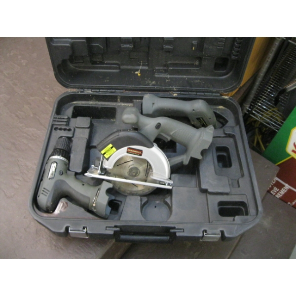 DURABUILT CORDLESS TOOLS - NO CHARGER OR BATTERIES