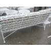Image 3 : WROUGHT IRON PATIO SOFA W/CUSHIONS (NOT ORIGINAL)