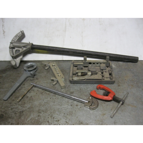 LOT OF MISC. - FLARING TOOL, CONDUIT BENDER, ETC.