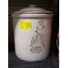 Image 1 : 3 GALLON REDWING CROCK W/LID (LID CHIPPED)