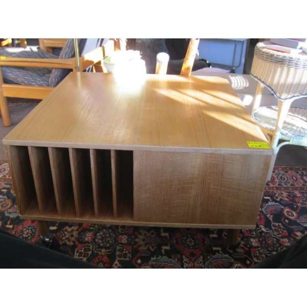 TEAK SQUARE COFFEE TABLE