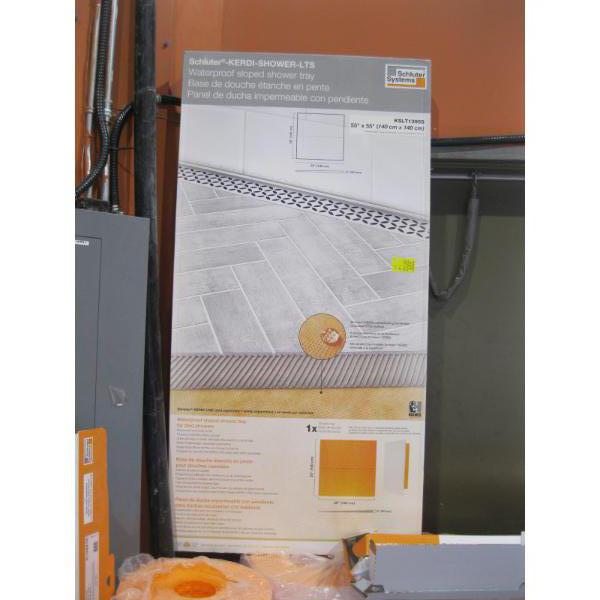 SCHLUTER-KERDI-LINE SHOWER WATERPROOF SLOPE TRAY