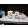 Image 1 : MISC. CANNISTERS, CUPS, TEAPOT, ETC.