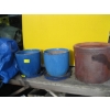 Image 1 : 2 BLUE POTS & TERRA COTTA POT