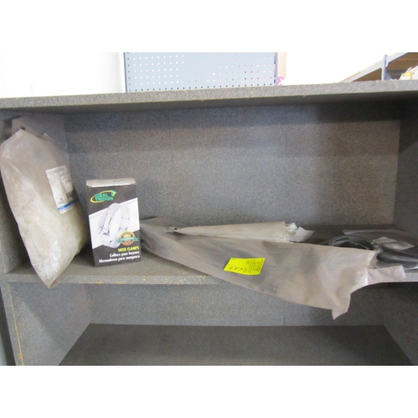 ZAP STRAPS, PLAIN EDGE CABLE CLAMPS, HOSE CLAMPS, ETC.