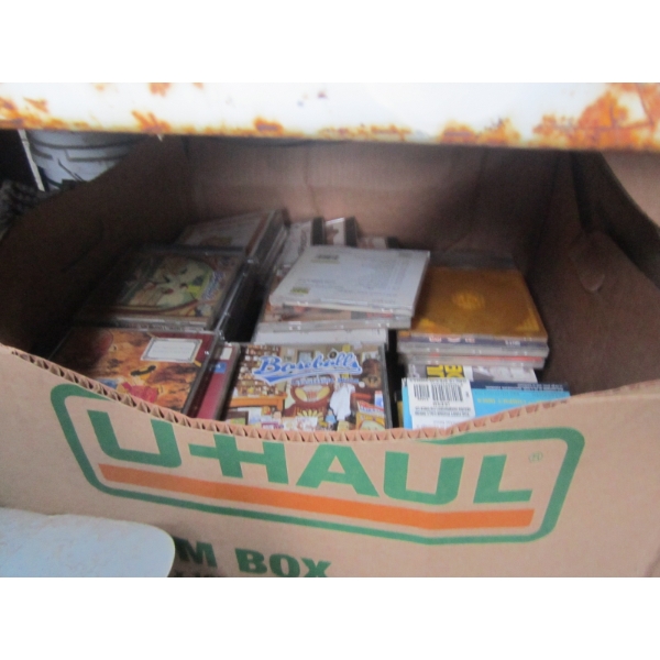LG. BOX OF CDs