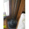 Image 7 : 2 METAL W/GLASS SHADE TALL LAMPS