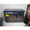 Image 2 : ALPINE CAR STEREO W/2 ALPINE SPEAKERS & BOX OF USED SPEAKERS