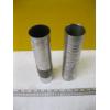 Image 2 : 2 BRUTALIST METAL VASES