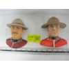 Image 2 : 2 RCMP BOSON HEADS