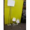 Image 1 : 3 STAINLESS STEEL BASED LAMPS