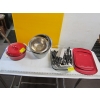 Image 1 : MISC. MIXING BOWLS, CUTLERY, ETC.