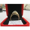 Image 3 : LADIES 10KT RING W/SM. DIAMONDS, 3G, SZ 7 1/4