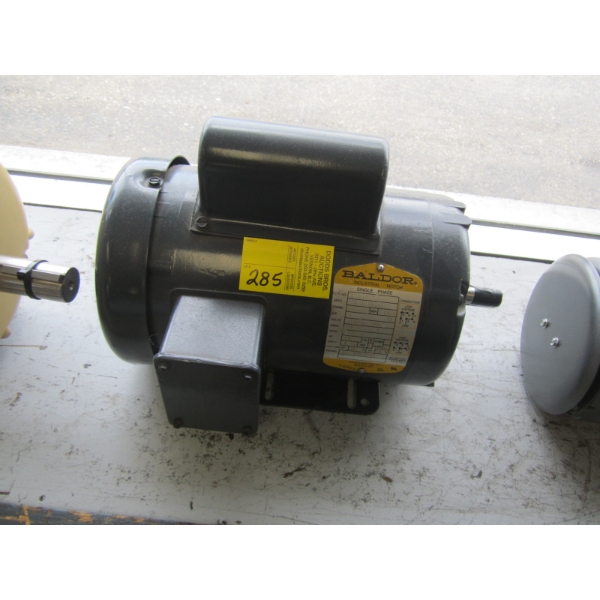 BALDOR INDUSTRIAL SINGLE PHASE, 1HP MOTOR