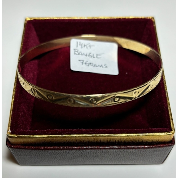 14KT BANGLE - 7G